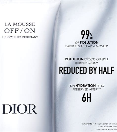 dior cleanser on off|Dior la mousse off on foaming cleanser.